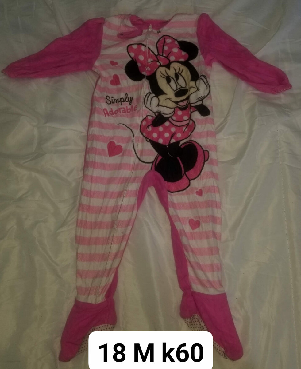 pink minnie Mouse jumpsuit