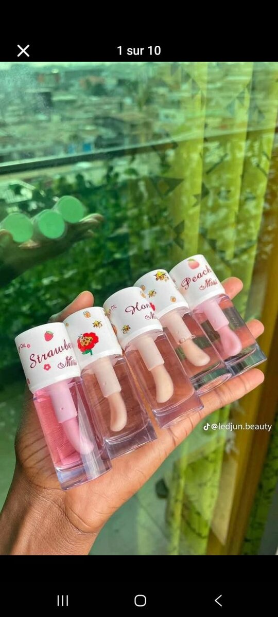 Ensemble de gloss fruité