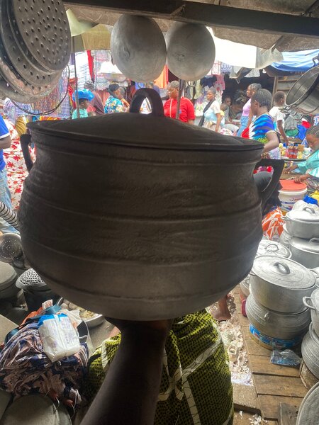 Marmite en aluminium robuste