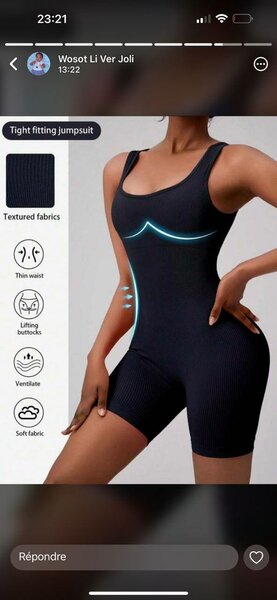 Combinaison femme sport