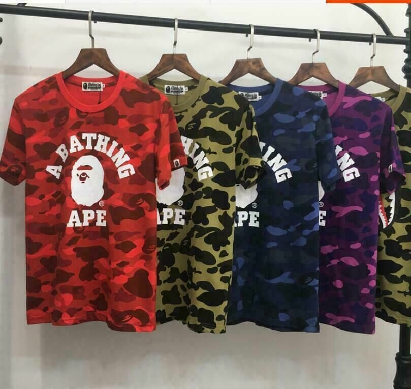 T-shirt camouflage Shark Homme