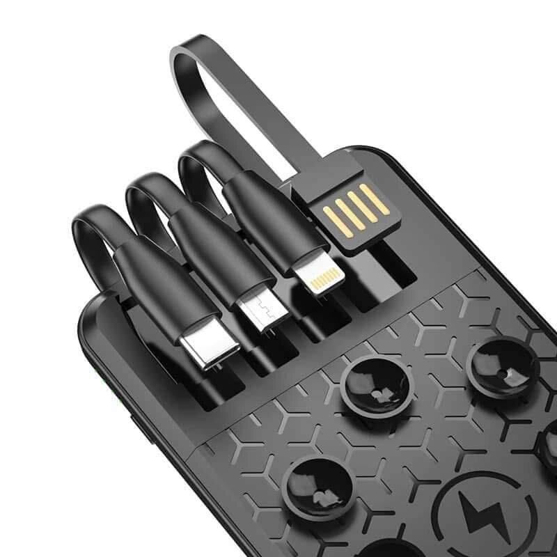 Power bank  4 câbles charge rapide