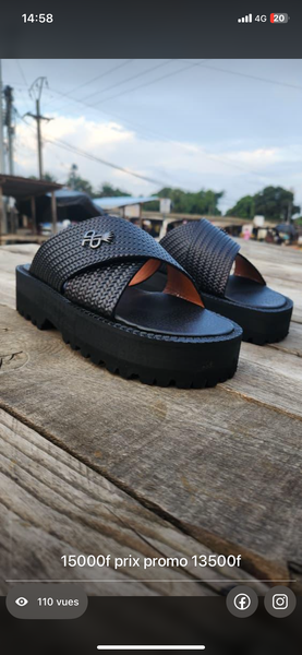 Sandales à plateforme élégantes