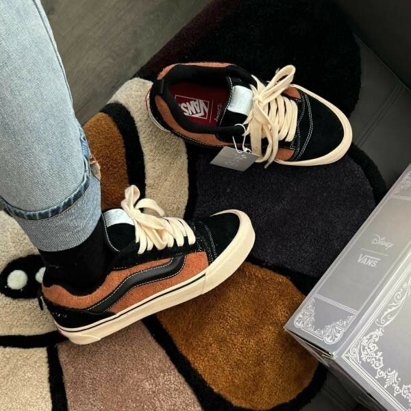Vans knu skool (brown and black)