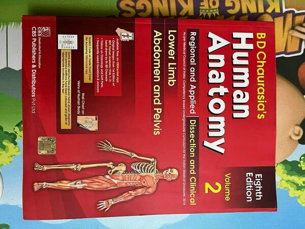 BD Chaurasia's Human Anatomy 1,2&3