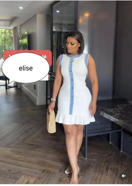 Robe blanche élégante