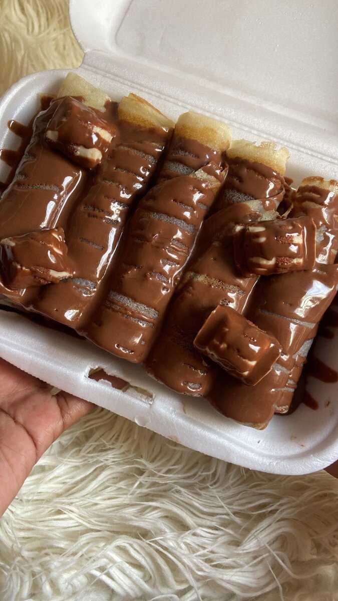 Crêpes au chocolat et kinder