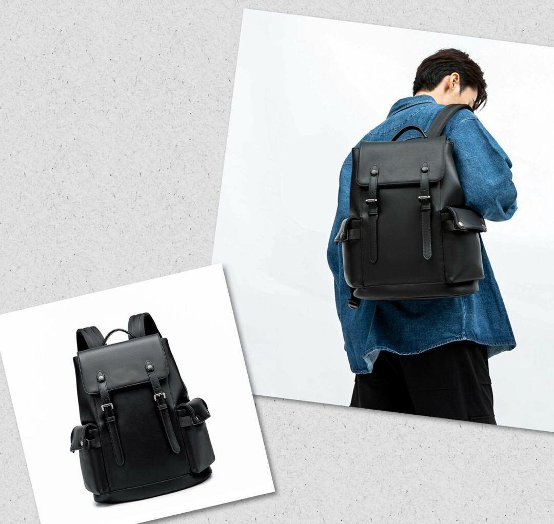 Solid Leather backpacks