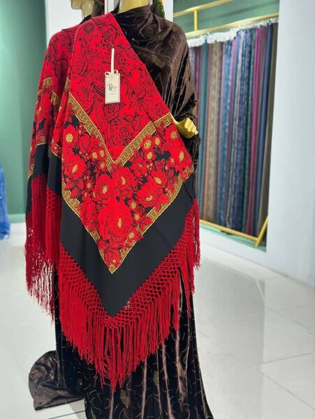 Павлопосадские  и туркменские платки