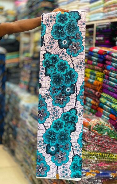 Tissu Wax Africain Coloré