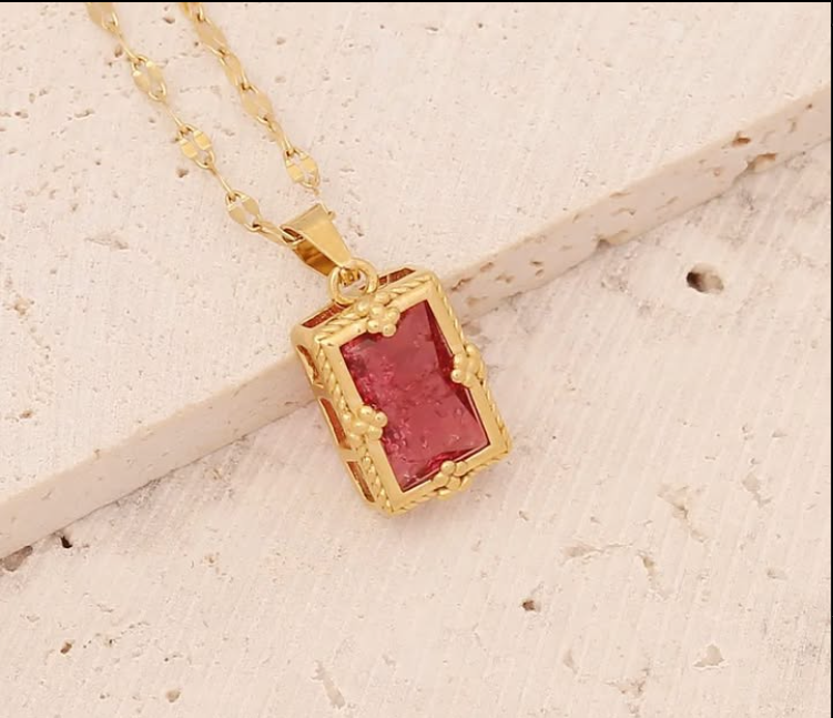 A Monday copper Glass rectangle