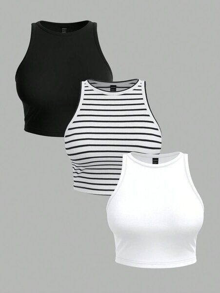 Débardeur rayé femme