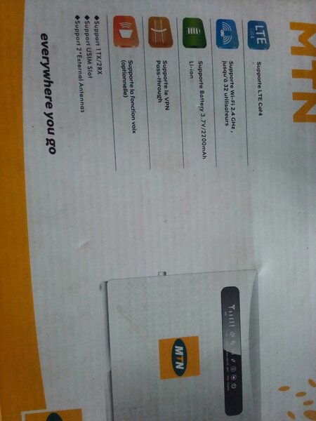 Routeur WiFi 4G LTE MTN