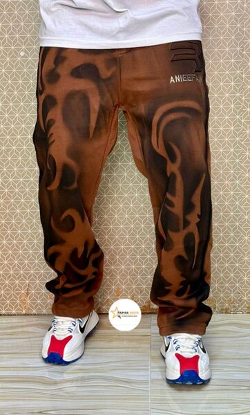 Pantalon streetwear brun
