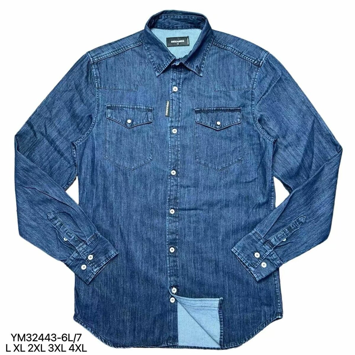 Chemise en jean pour homme
