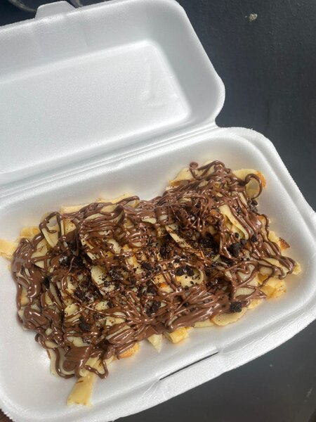 Fettuccine de crêpe au nutella