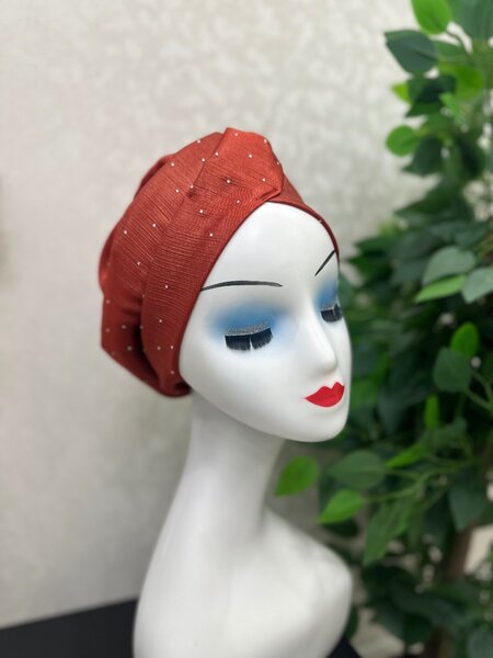 Тюрбан со стразами