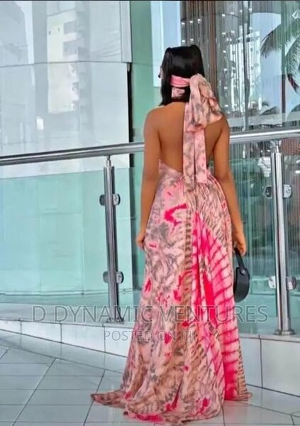 Robe longue tie-dye élégante