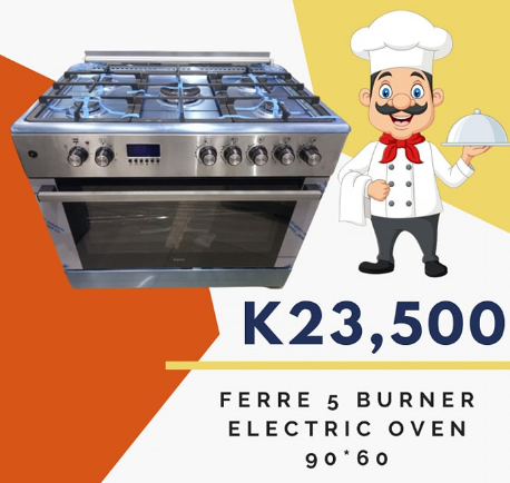 FERRE 5 burner electric oven 90*60