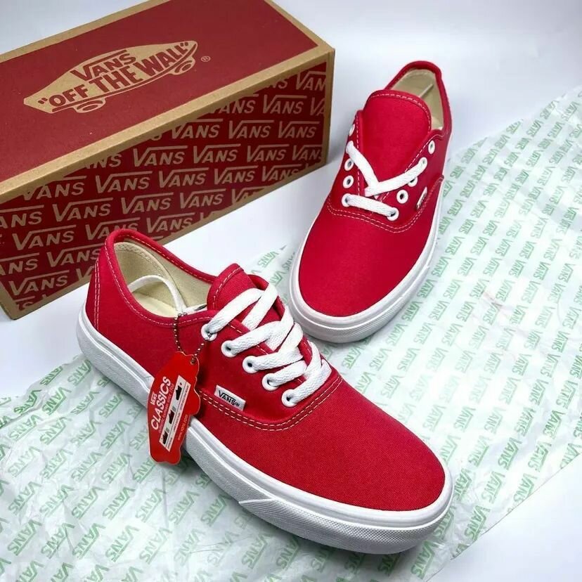 Vans Sneakers Rouge Classiques