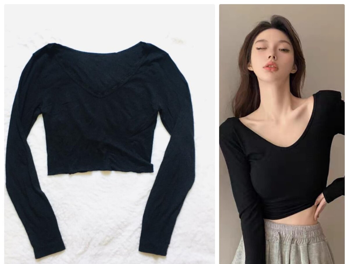 Salaula crop tops and tops