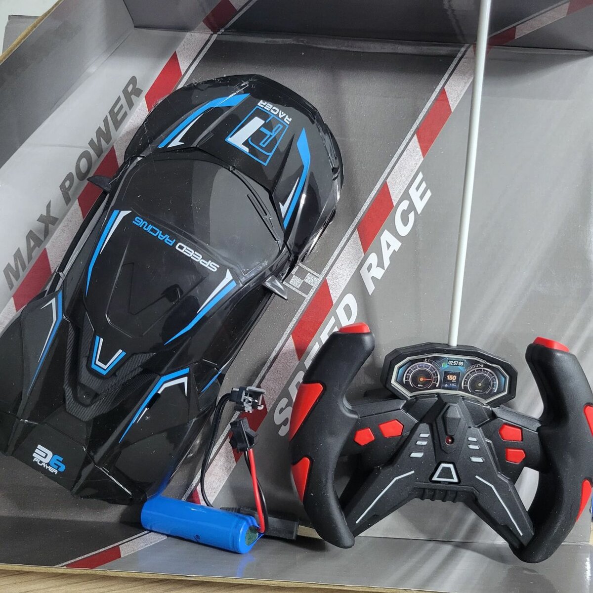 voiture jouet télécommandée contrôle rechargeable à 4 canaux