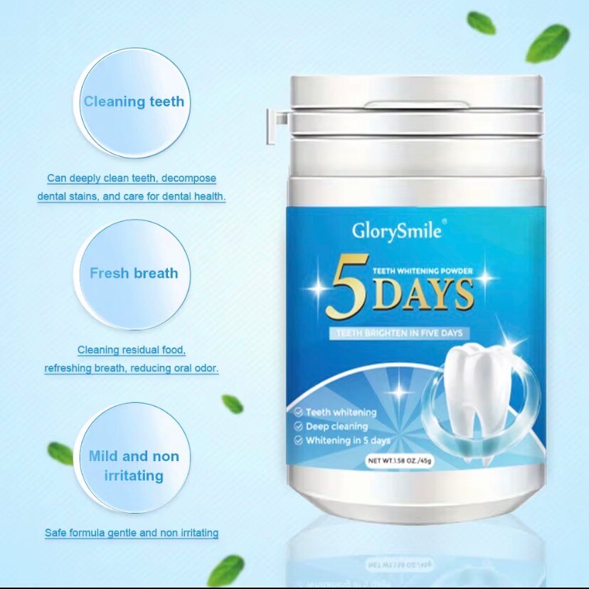 Poudre Blanchissante Dents 5 Jours