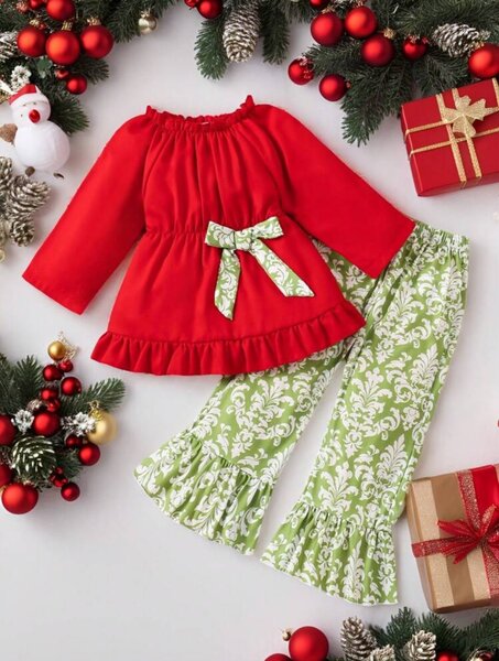 2Pcs Chrismas for Girls. 7-8years