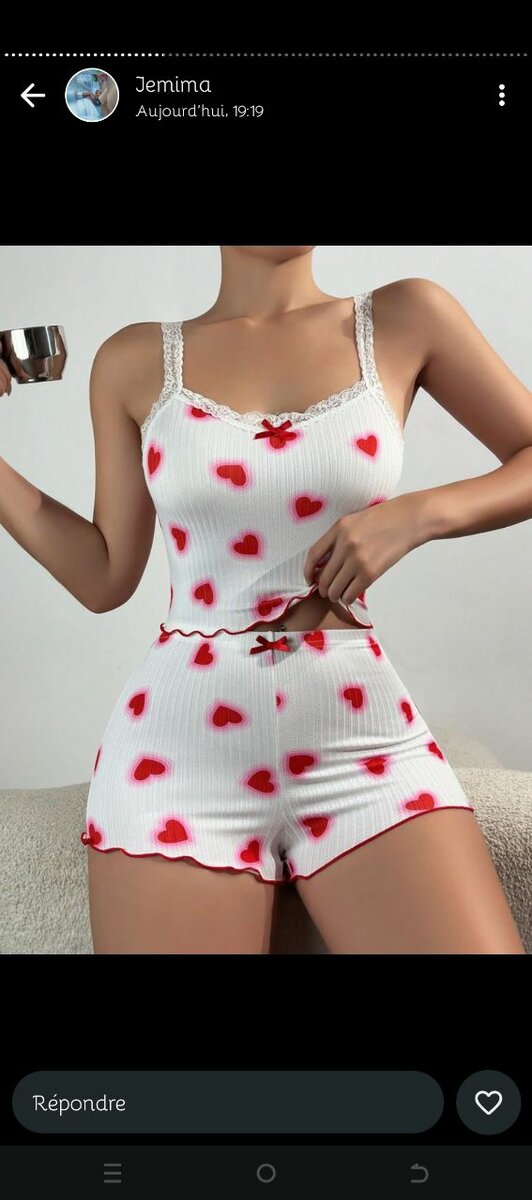 Pyjama Femme Imprimé Doux