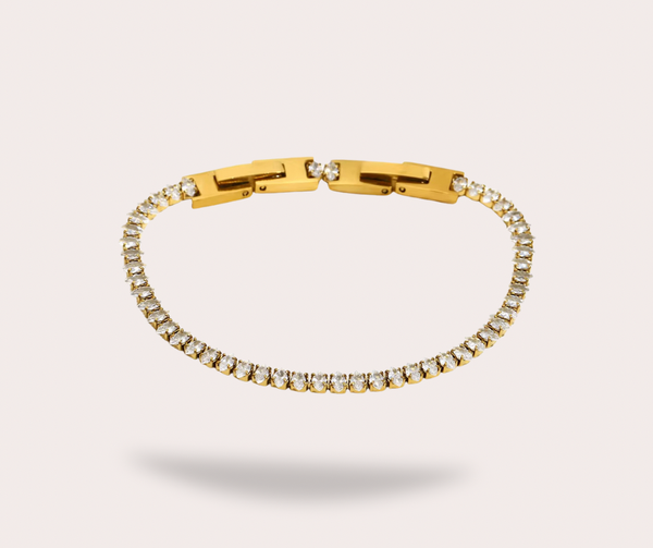 Bracelet en or avec diamants