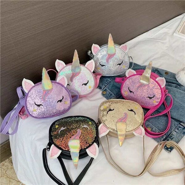 Kids unicorn side bag