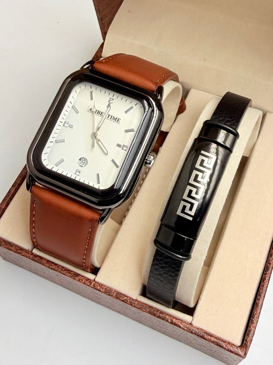Montre Homme Luxe Cadran Carré