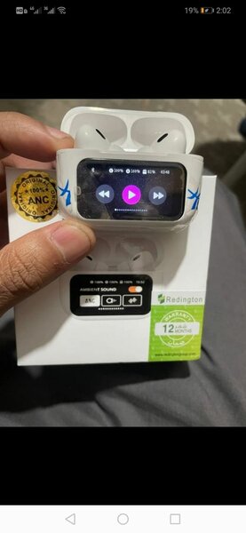 Airpods with display