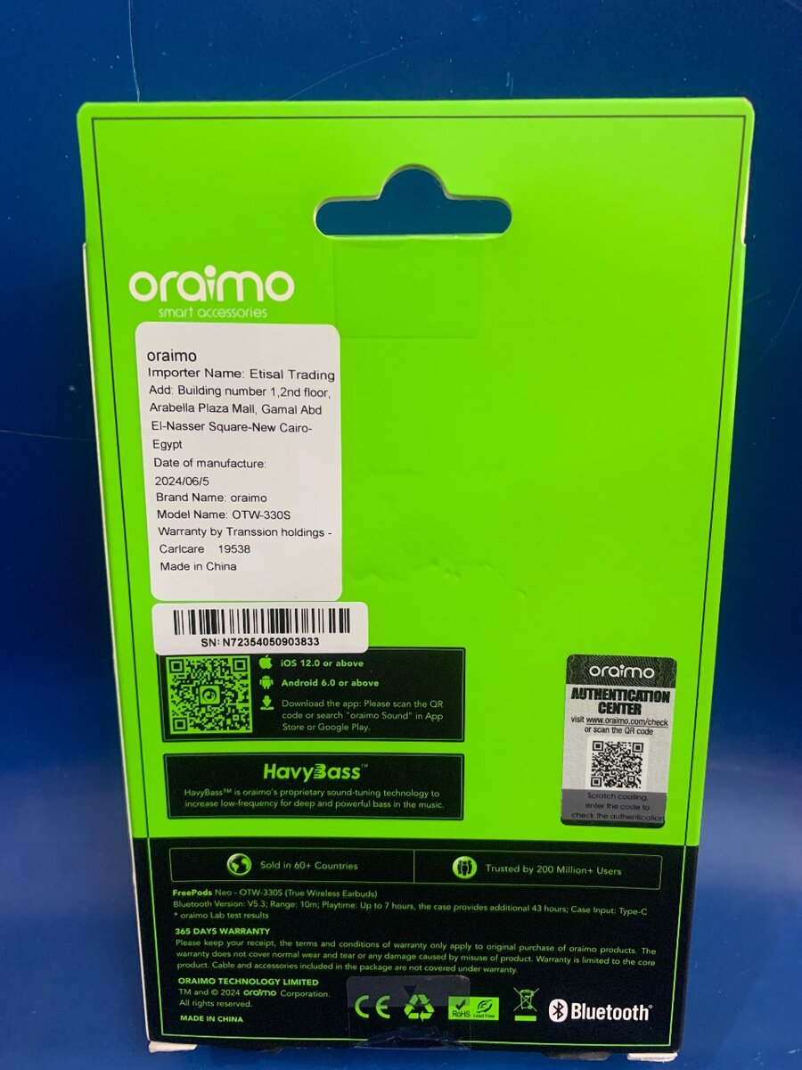Oraimo FreePods Neo