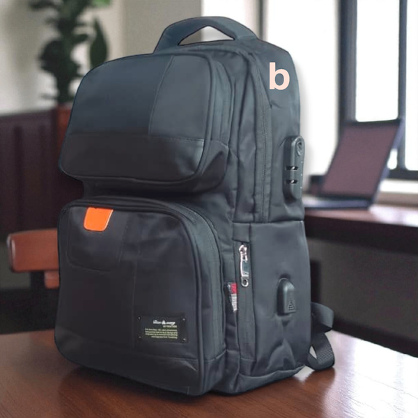 Sac à dos antivol USB élégant