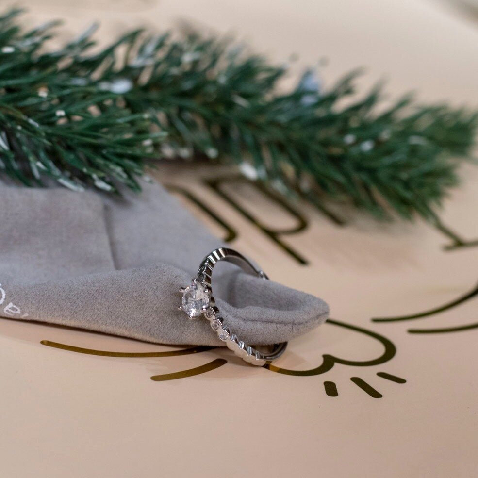 Bague de promesse argent S925