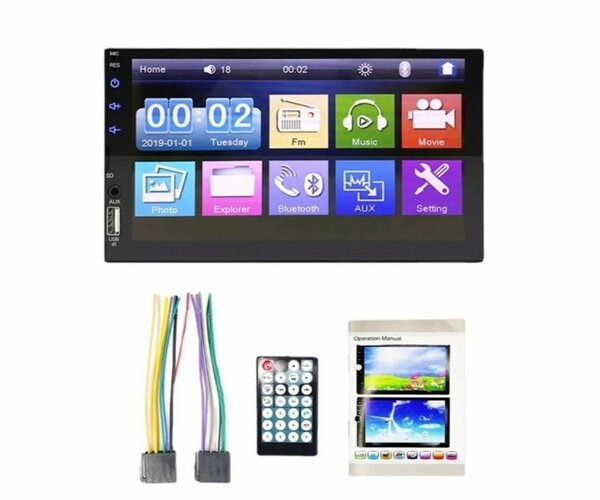 Poste auto tactile androïde 7 pouce