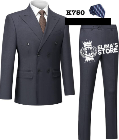 men's suit gray