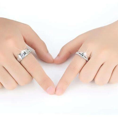 Bague de fiançailles en argent