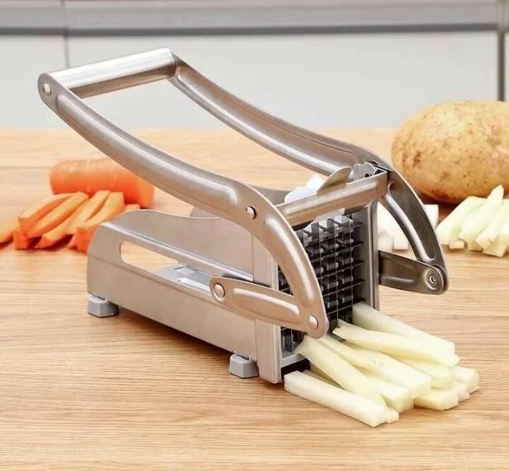 Coupe-frites en acier inoxydable