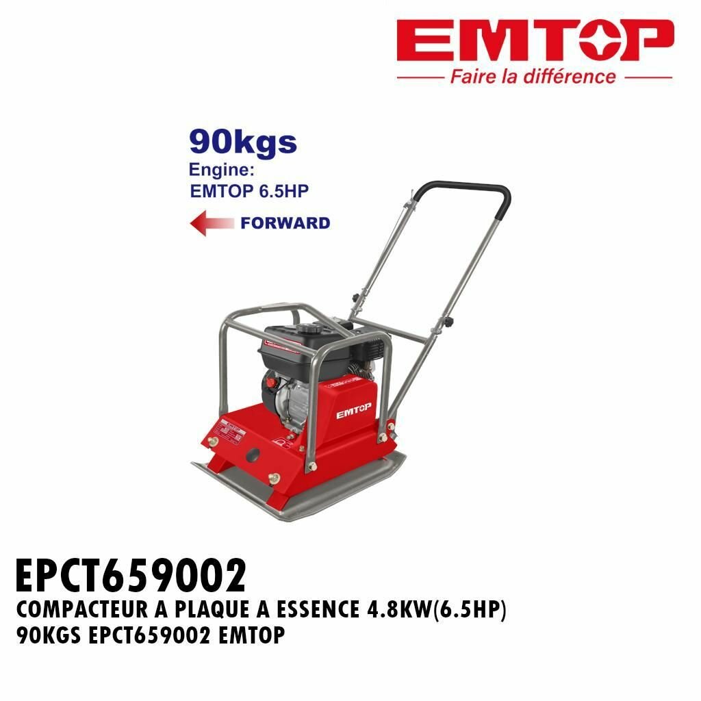 Compacteur Plaque Essence 6.5HP