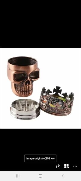 Grinder Crâne Métallique