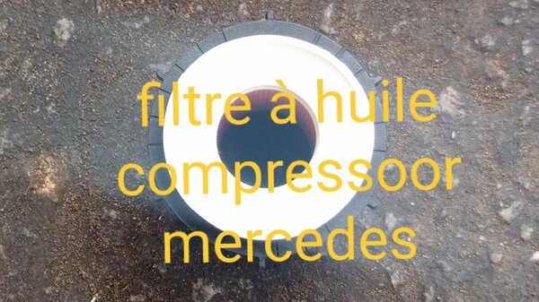 Filtre à huile pour Mercedes