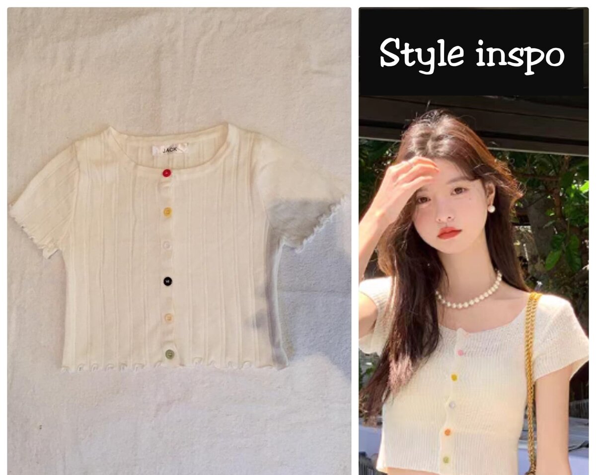 Salaula crop tops and tops