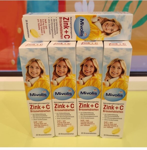 Compléments Mivolis Zinc+C