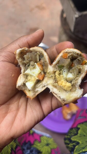 Mini pastel poisson œuf