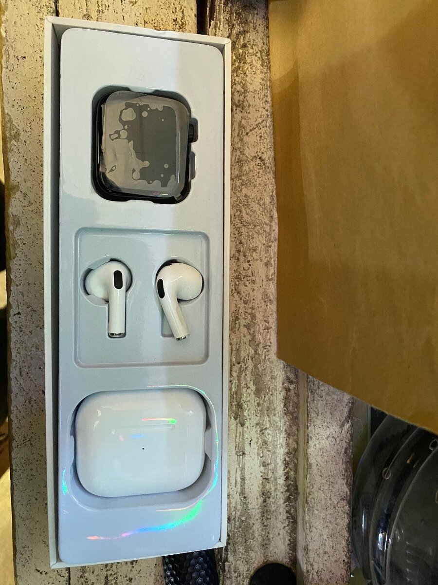 Smart watch with air pod