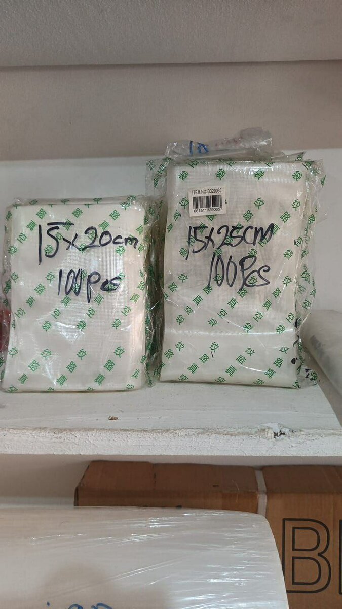 Vacuum sealer bag 15x20cm and 15x25cm