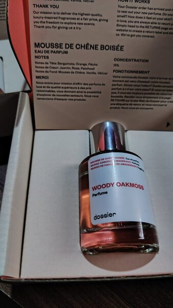 Parfum Dossier Ambery Vanille