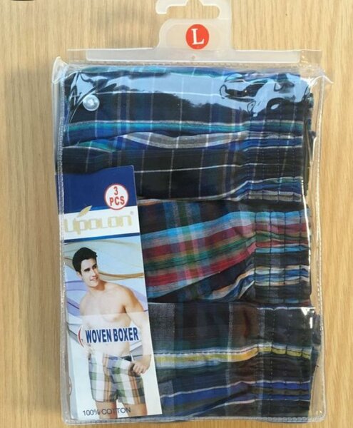 Caleçons colorés en coton